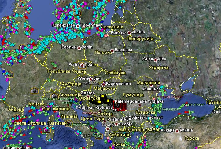 mapa celog sveta AIS celog sveta plus KARTA DUNAVA, SAVE i DRAVE  za Google Earth  mapa celog sveta